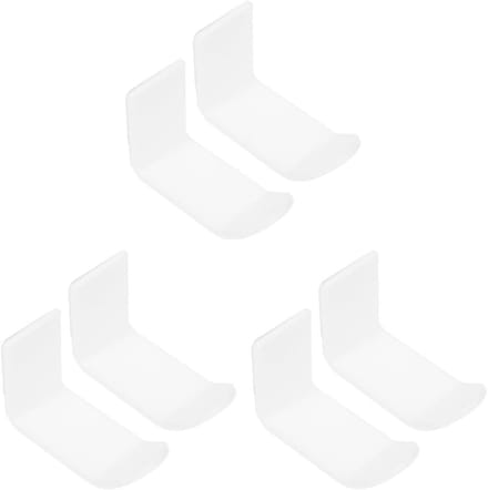 Koptelefoon Standaard - Accessoires Houder - Bureau Organisatie - Zelfklevend Ontwerp - 6 Sets - Wit