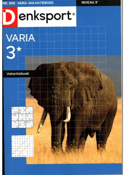 Denksport Varia Vakantieboek - 368 20255