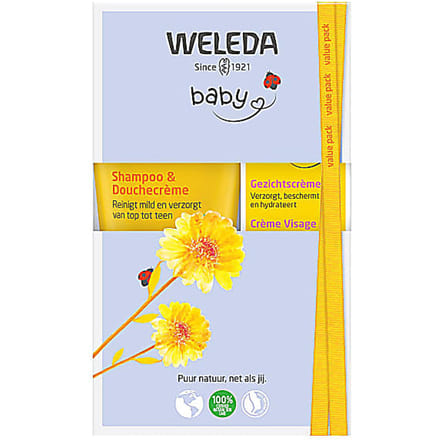 Weleda Voordeelset Gezichtscreme/Shampoo & Douchecreme