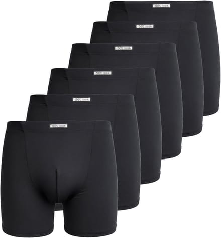 Set Boxershort microfiber 6-pack zwart
