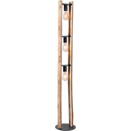 LABEL51 - Vloerlamp Woody - Beige - 25x25x150cm