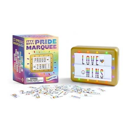 Itty-Bitty Pride Marquee: Lights Up! - Rp Minis - Running Press