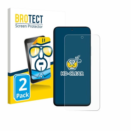 BROTECT - Screenprotector voor Xiaomi Poco M7 Plus - Folie Beschermfolie transparant 2 Stuks