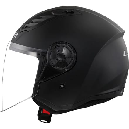 LS2 OF616 Airflow II Solid Mat Zwart 06 Jethelm - Helm