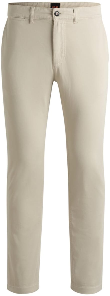 BOSS - Broek - Maat 34/L32 - Mannen - Beige - katoen