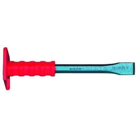 Kuźnia RDCA S19 Koudbeitel – 250 mm – Met Handbescherming – Zeskant 19 mm