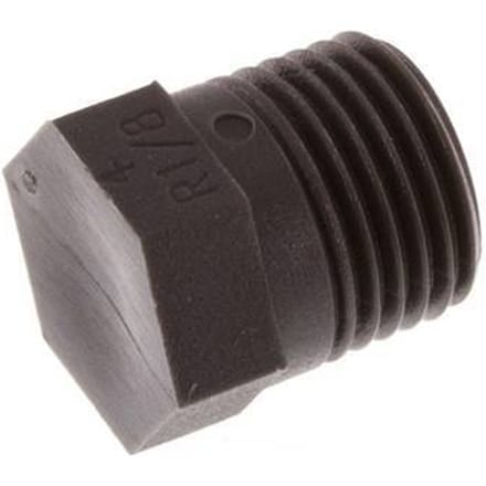 Plug R1/8'' PA 6 met Buitenzeskant 8bar [20 Stuks]