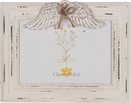 Clayre & Eef Fotolijst 18x13 cm Wit MDF