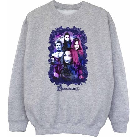 Disney Meisjes The Descendants Group Attitude Sweatshirt (Sportgrijs)