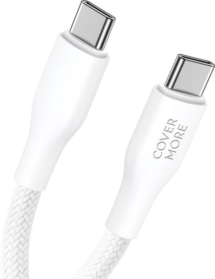 Usb C kabel - Super fast charge en quick charging - Oplaadkabel - Datakabel - Snellader - Geschikt voor Samsung galaxy telefoon en tab - Stevig - Lange levensduur - 1m - Wit