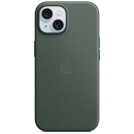 Apple FineWoven Case with MagSafe geschikt voor iPhone 15 - Evergreen