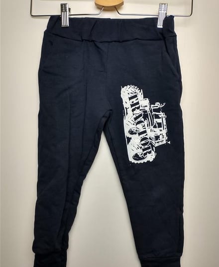 Jongens joggingbroek tractor zwart 92