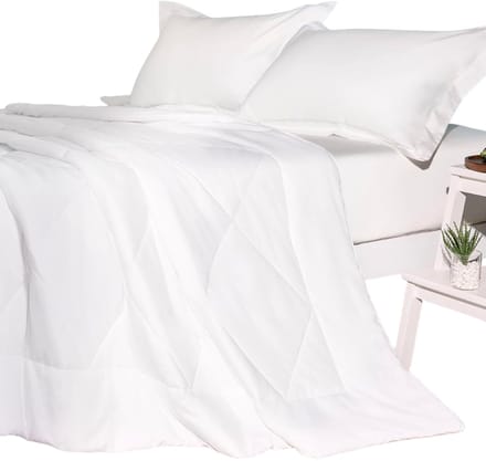 HEZIVO® Zomerdekbed 240x220 - Microvezel - Wit