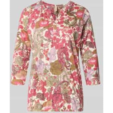 regular fit blouse van viscosemix model 'Felicity'