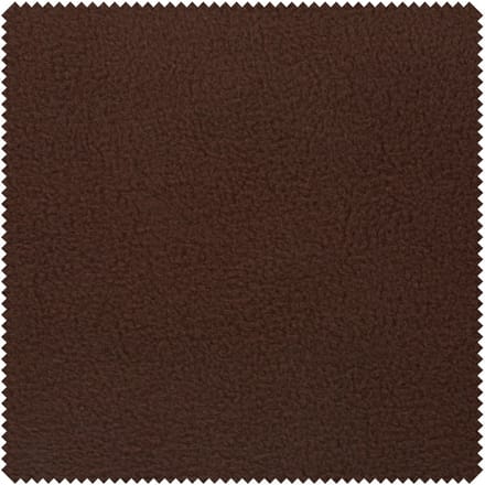 Fleece stof "Antipeeling", uni - Bruin