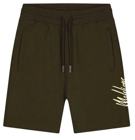 Malelions Men Split Shorts | Vintage Green