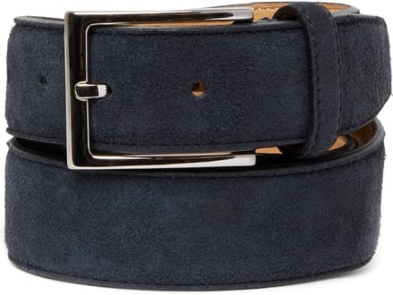 SADDLER Leren Riem Envall Belt W85 Blue Blauw