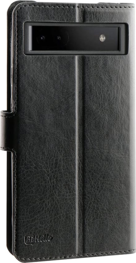 BeHello Google Pixel 6A Gel wallet case zwart