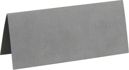 SANTEX - 10 zilverkleurige plaatsbordjes