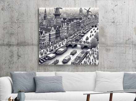 Kunstprint | Wanddecoratie | Dibond | 20 × 20 cm