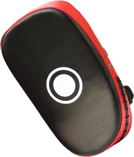 Bokspads voor Training - Stootkussen Kickboksen - Vechtsport Oefenen - Gebogen Ontwerp - 37 cm - Zwart