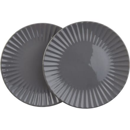 LIVARNO HOME Servies 2-delig (Borden, Grijs)