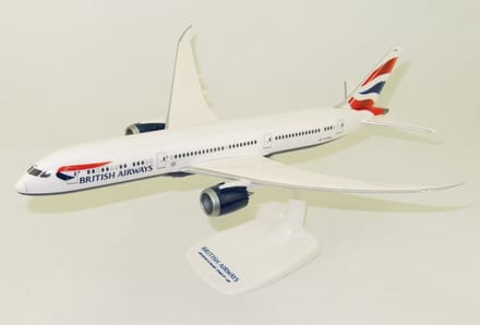 Schaalmodel vliegtuig British Airways Boeing 787-9 schaal 1:200 lengte 31,5cm