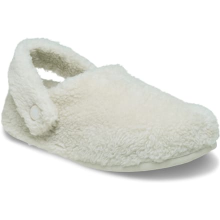 Crocs Classic Cozzzy Polyester Dames Slippers in Stucco