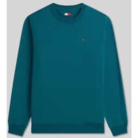 regular fit sweatshirt van katoenmix