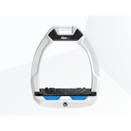 Veiligheidseisen voor paardrijden Hellend Ultra Grip Wit/Zwart/Blauw Flex-On Safe-On