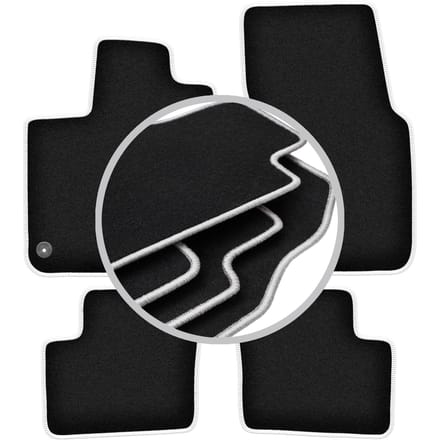 CARLUX-SILVER automatten voor: Renault Twingo III hatchback (2014-)