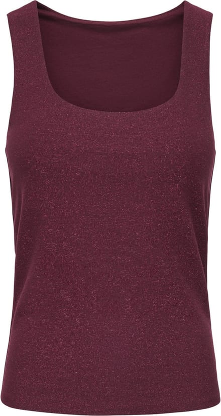 Only Onlea glitter s/l 2-ways top jrs noos chocolate tr