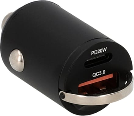 Musthavz - mini autolader met 2 USB poorten - USB-A + USB-C - 38W