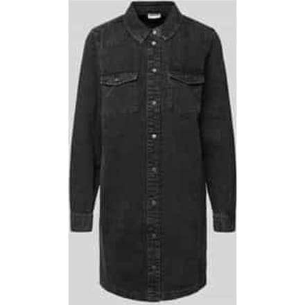 Jeansjurk met platte kraag, model 'NEW SIGNE'