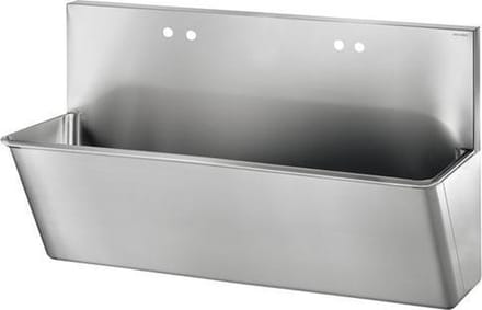 Medische scrub met hoge spatwand