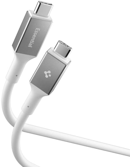 Spigen Essential | USB-C naar USB-C Kabel 240W Fast Charge | Power Delivery | 40Gbps Dataoverdracht | 8K Video | 1.2M Wit