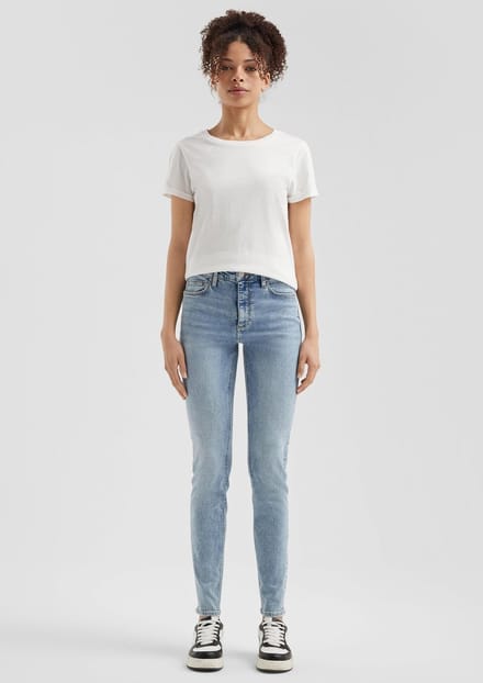 Hoge taille skinny jeans voor vrouwen QS Sadie