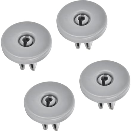 4 STUKS 40mm Vaatwasserwiel Vervangende PP Vaatwasser Onderrekwiel voor AEG Favorit gray