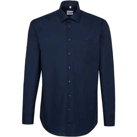 Seidensticker Overhemd Long sleeve Donkerblauw (01.193690 - 19)