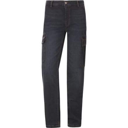 Jan Vanderstorm herren Cargojeans - 64 - donkerblauw - Plus Size