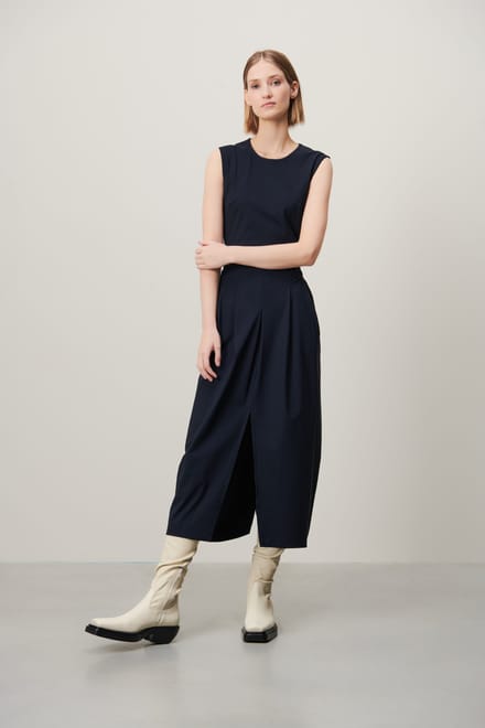 Jackie dress technical jersey | Blue - Blue / S