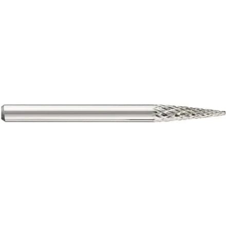 Hardmetalen vijlfrees met afgeknotte kegel Tivoly