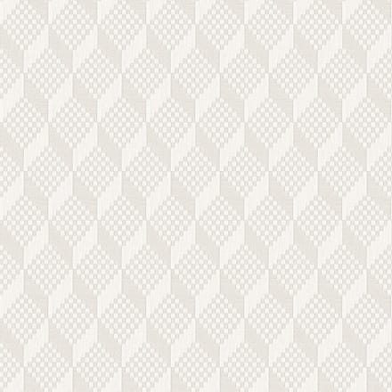 Dutch Wallcoverings - Grace 3D stitched cube silver - vliesbehang - 10m x 53cm - GR322301