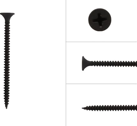 Wovar Gipsplaatschroeven Gefosfateerd Staal Fijn Draad 3.5 x 55 mm | 1000 stuks
