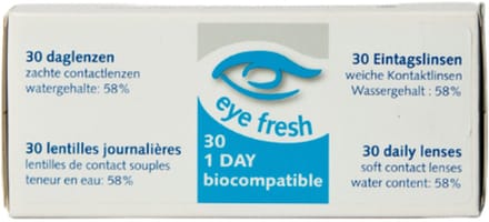 Eye Fresh zachte daglenzen -3,25 - 30 stuks
