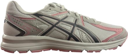 Asics - Jog-100S - Sportschoenen - Unisex - Wit/Roze - Maat 42.5