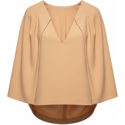 kano's en top vrouw Alberta Ferretti - top - beige