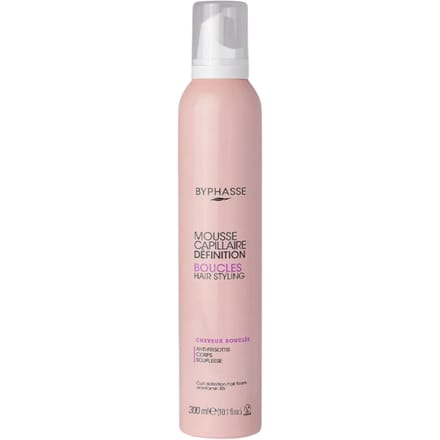 Byphasse, Active Curl, Mousse Coiffante, Pour le Coiffage, Fixation Forte, 300 ml