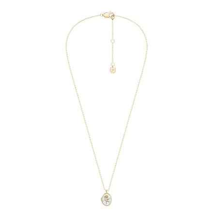 FOSSIL Sutton Vrouwen Collier 45.70 cm - Goudkleurig