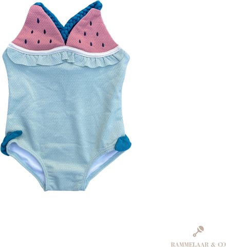 Rammelaar&Co Badpak Watermeloen – Badpak Meisjes – Maat 90